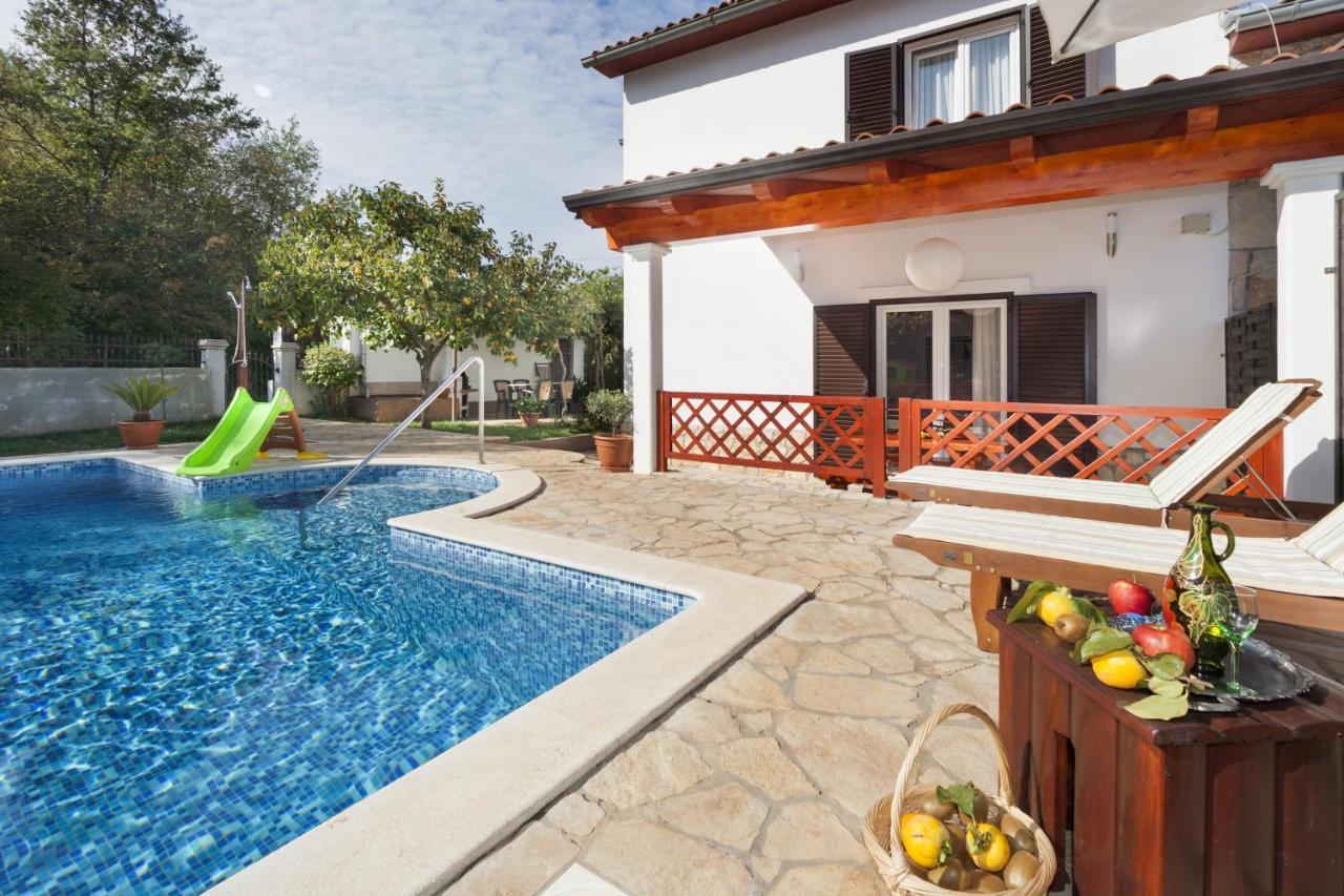 Family Friendly House With A Swimming Pool Marici, Labin - 17820 Villa Buitenkant foto