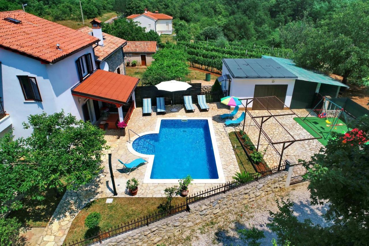 Family Friendly House With A Swimming Pool Marici, Labin - 17820 Villa Buitenkant foto