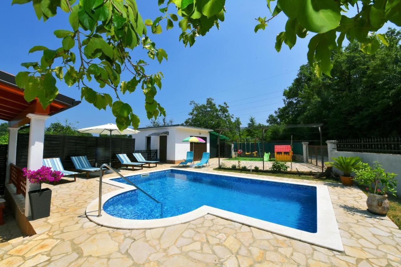 Family Friendly House With A Swimming Pool Marici, Labin - 17820 Villa Buitenkant foto